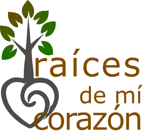logo raices de mi corazon con un arbol